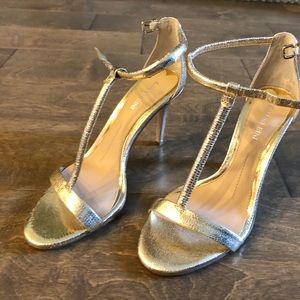Gianni Bini Gold Heels